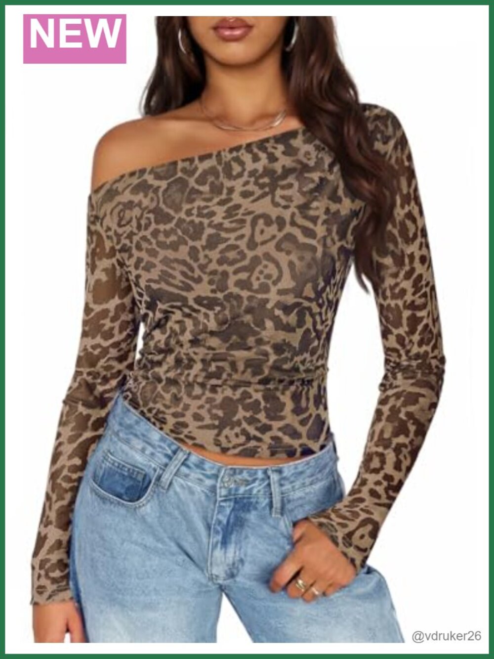 Floral Mesh Off Shoulder Long Sleeve Blouse Slim Fit Ruched Y2K Top